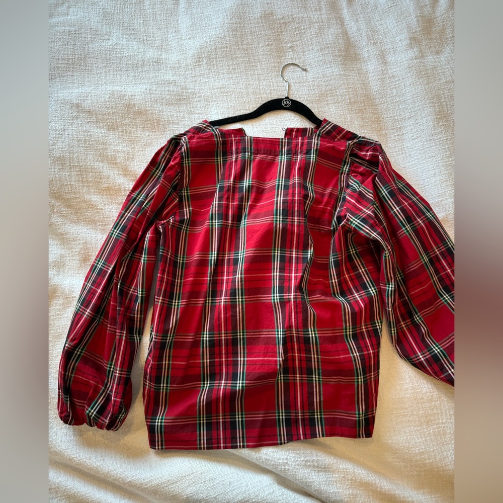 J. Crew Red Plaid Shirt